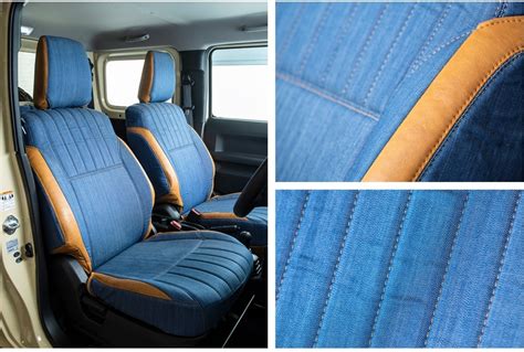 エクストラ ソフトデニム シートカバー For ジムニー Jb64jb74｜extra Soft Denim Seat Cover For