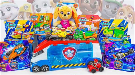 Paw Patrol Unboxing Collection Review Marshallmighty Movie Bulldozer