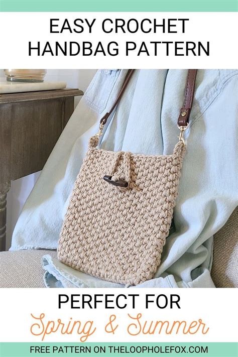 Crochet Hand Bag Pattern Free Crossbody Bag Pattern Crochet Bag