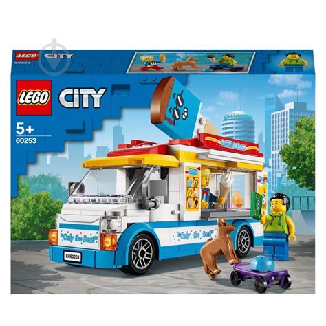 ᐉ Конструктор LEGO City Фургон с мороженым 60253 • Купить в Киеве ...