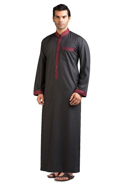 Buy Hussn Mens Thobe Kaftan Kamani Islamic Clothing Jubba For Men