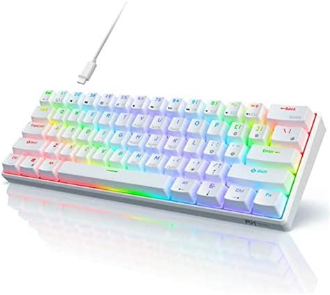 RK ROYAL KLUDGE RK61 Teclado mecánico para juegos con cable 60