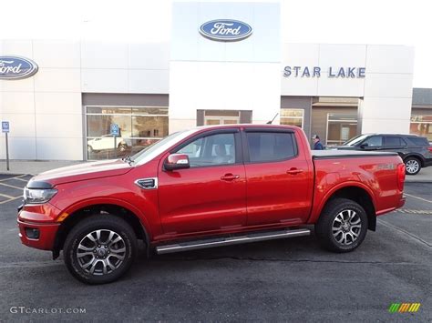 2019 Hot Pepper Red Metallic Ford Ranger Lariat Supercrew 4x4