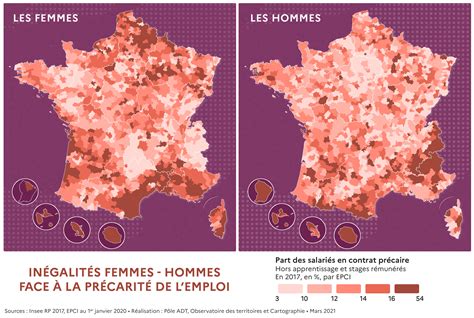 Inégalités femmes hommes face à la précarité de l emploi L