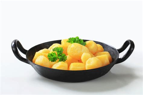 Gekookte Aardappels Stock Foto Image Of Werktuig Schotel