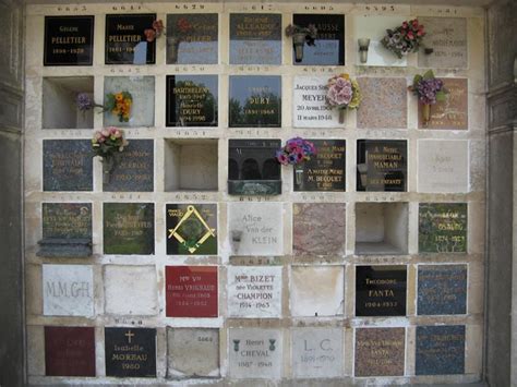 Columbarium Cimetière du Père Lachaise Paris France