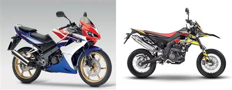 Motorrad Vergleich Honda Cbr R Vs Aprilia Sx