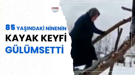 85 Yaşındaki Ninenin Kayak Keyfi YouTube