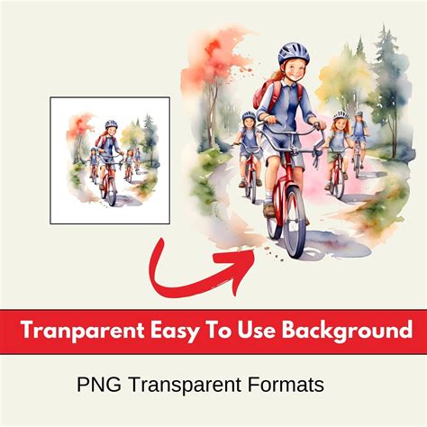 Cycling Clipart, Sports Clipart PNG Bundle, 24 PNG Cycling Clipart