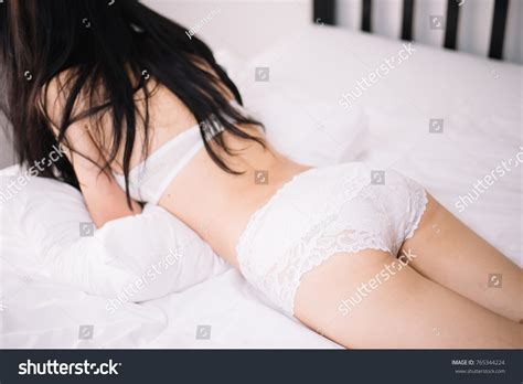 Sexy Female Buttocks White Lingerie On Stock Photo 765344224 Shutterstock
