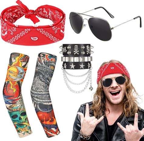 Bbto St Ck Punk Gotik Rocker Kit Enth Lt St Ck Gef Lscht Tattoo