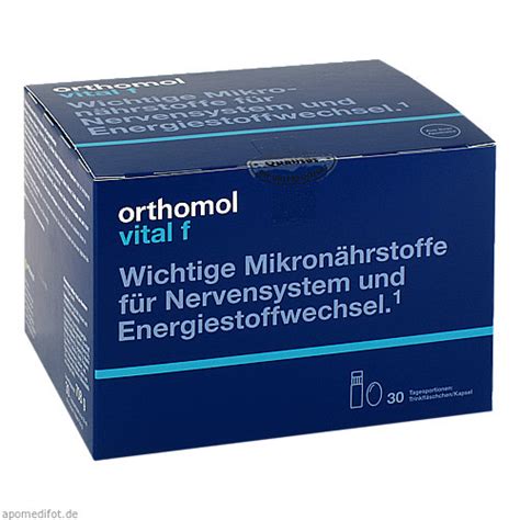 Orthomol Vital F Trinkfl Schchen St Ab