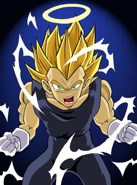 Colooured Vegeta Ssj 2 By Kingvegito On Deviantart