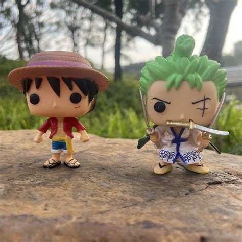 POP Tek Par A Roronoa Zoro Tony Luffy Karikat R Anime Heykeli PVC Eylem