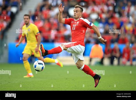 Switzerland S Xherdan Shaqiri In Action Stock Photo Alamy