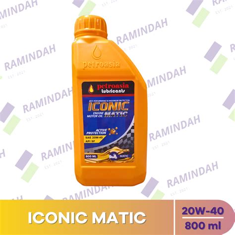 Jual Petroasia Iconic Matic Sae W Api Sf L Oli Motor Murah