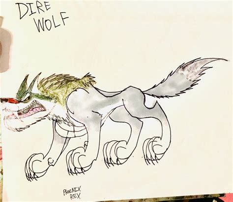 Dire Wolf By Masonmdaythetrex On Deviantart