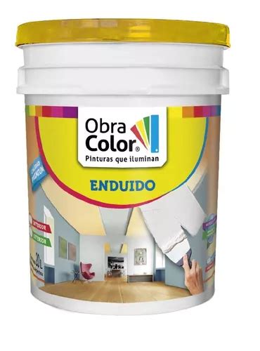 Enduido Plastico Interior Obra Color X Litros