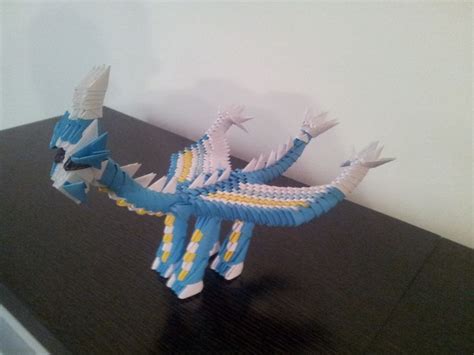 3d Origami Dragon Alado Diy Craft