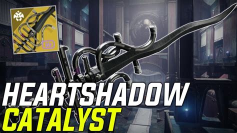 Destiny 2 Heartshadow Catalyst Guide Duality Exotic Sword YouTube