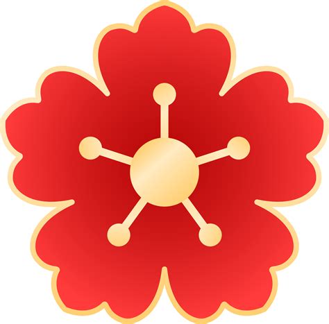 Lunar New Year Flower Png