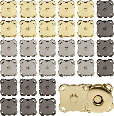 Amazon WAFJMAF 10 Sets Bronze Sew In Magnetic Bag Clasps Button