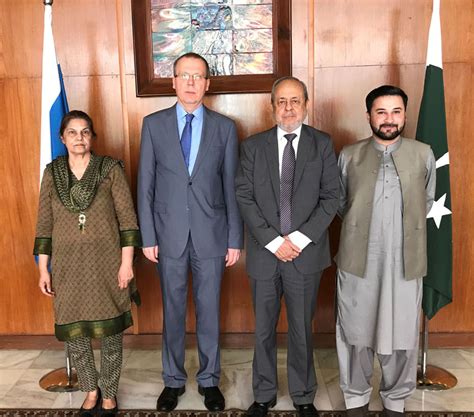 Meeting With Ambassador Of Russia To Pakistan Comsats Secretariat