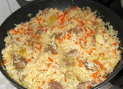 Плов со свининой - рецепт приготовления