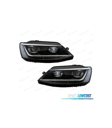 Faros Para Volkswagen Vw Jetta Mk Drl Intermitentes L