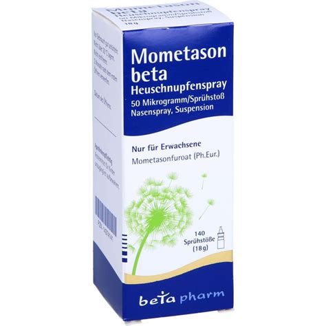 Mometason Beta Heuschnupfenspray 50μgsp140 Spst Wir Leben Apotheken