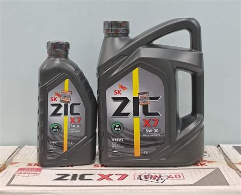 ZIC X7 5w30 Gasoline Fully Synthetic 5-liters | Lazada PH
