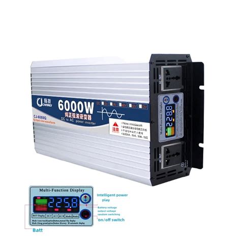 Pure Sine Wave Inverter3000w 4000w 5000w 6000w 7000w 8000w Power Inverterscar Inverter Dc 12v