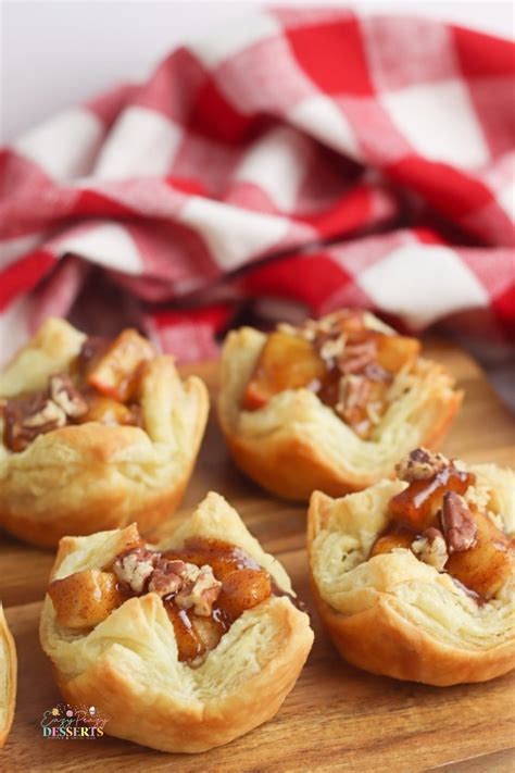 Easy Quick And Fun Apple Pie Bites In Puff Pastry Eazy Peazy Desserts