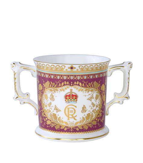 Royal Crown Derby King Charles III Coronation Loving Cup | Harrods US