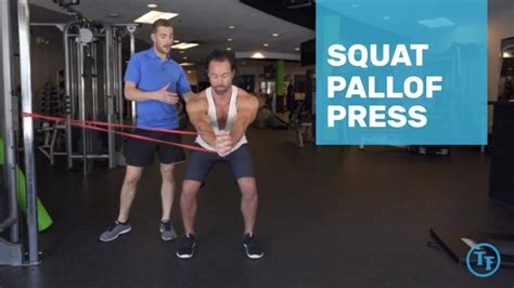 How To Do A Squat Pallof Press Turnfit Method