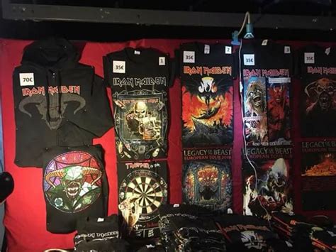 (1/2) Legacy of the Beast Tour 2018 - MERCH BOOTH (Found on Facebook) : r/ironmaiden