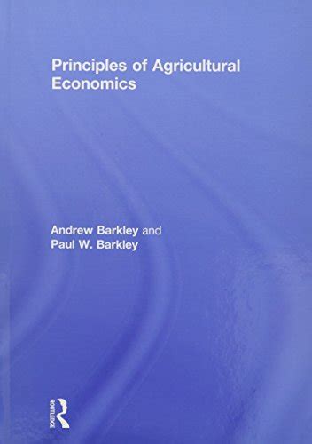 Ebook Principles Of Agricultural Economics 1 Edition PDF Instant