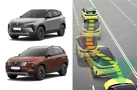 Tata Safari And Harrier Get Adas Updates And Revised Colour Options