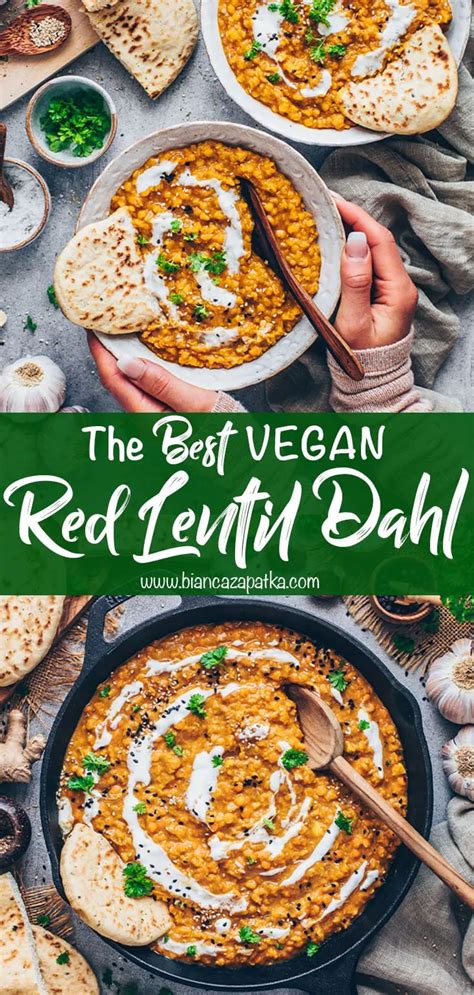 Indian Red Lentil Dahl | Red lentil recipes, Lentil dishes, Lentil recipes
