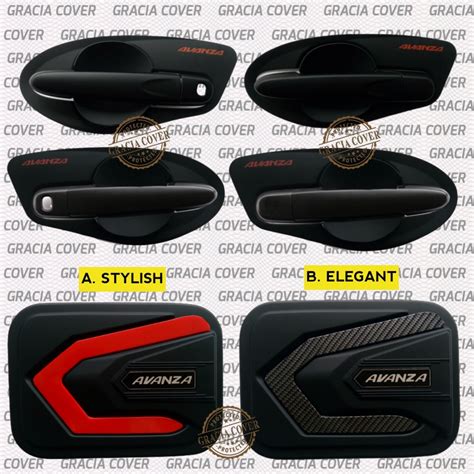 Jual PAKET ALL NEW AVANZA LENGKAP HANDLE OUTER TANK COVER ELEGANT