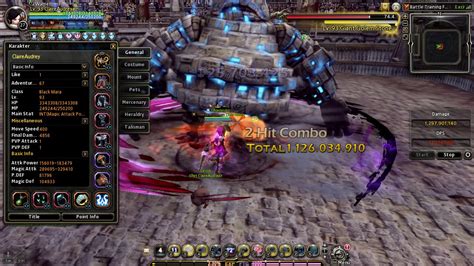 Dragon Nest Ina Black Mara Btg Contract Combo Test Youtube