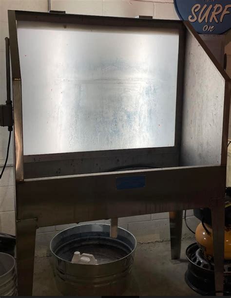 CCI E44SL Stainless Steel Backlit Washout Booth