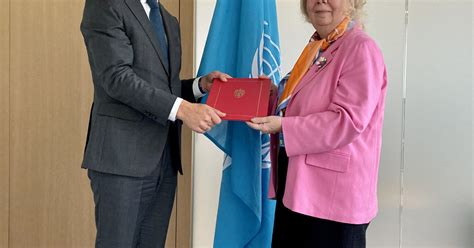 New Permanent Representative Of Norway Presents Credentials To The