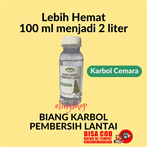 Biang Karbol Pembersih Lantai Toilet Disinfektan Wangi Pinus Lazada