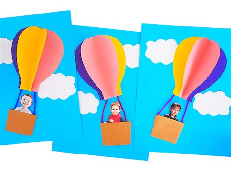 Oh The Places Youll Go Hot Air Balloon Craft Our Kid Things