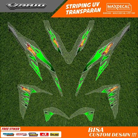 Transparent Striping Vario Facelift Lis Sticker Uv All New Vario Semi