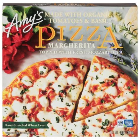 Amys® Margherita Organic Wheat Thin Crust Frozen Pizza 13 Oz Ralphs