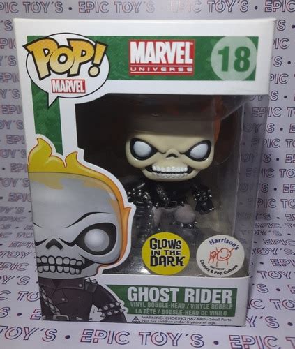 Funko Pop Ghost Rider Glow Gitd Vaulted Harrison Exclusivo Envío Gratis