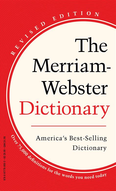 The Merriam-Webster Dictionary : Merriam-Webster: Amazon.ca: Office