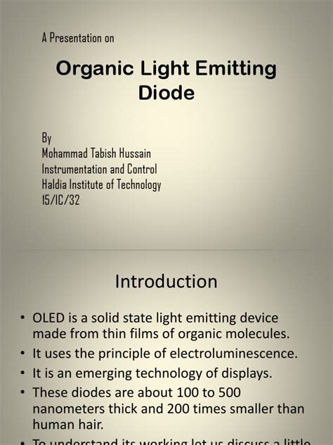 Organic Light Emitting Diode Pdf Oled Cathode